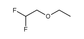 2,2-difluoroethyl ethyl ether结构式