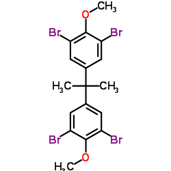 4,4'-(Isopropylidene)bis(2,6-dibromoanisole) Structure