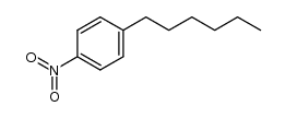 1-(4-nitrophenyl)hexane结构式