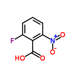 2-Fluoro-6-nitrobenzoic acid Structure