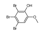 2,3,4-tribromo-6-methoxyphenol结构式