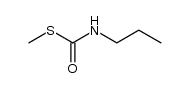 S-Methyl N-propyl(thiocarbamate)结构式