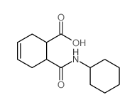6-环己基氨基甲酰基环己-3-烯羧酸结构式