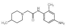 N-(4-Amino-2-methyl-phenyl)-2-(4-methyl-piperidin-1-yl)-acetamide Structure