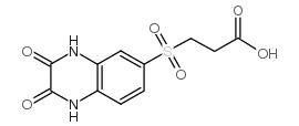 3-(2,3-二氧代-1,2,3,4-四氢喹噁啉-6-磺酰基)-丙酸结构式