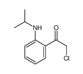 2-chloro-1-[2-(propan-2-ylamino)phenyl]ethanone结构式