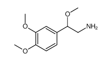 2-(3,4-dimethoxyphenyl)-2-methoxyethanamine Structure
