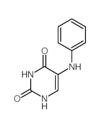 5-(苯基氨基)尿嘧啶结构式