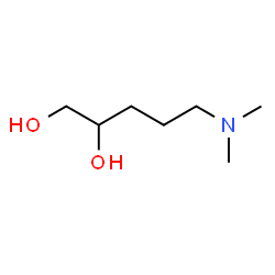 1,2-Pentanediol,5-(dimethylamino)-(9CI) Structure