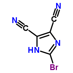 2-溴-4,5-二氰基咪唑结构式