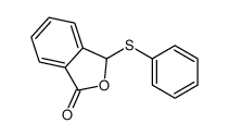 3-phenylsulfanyl-3H-2-benzofuran-1-one结构式