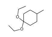 1,1-diethoxy-4-methylcyclohexane Structure