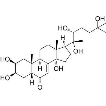 20-羟基蜕皮甾酮结构式