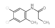 Propanamide,N-(4,5-dichloro-2-methylphenyl)-结构式