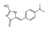 5-[[4-(dimethylamino)phenyl]methylidene]-4-sulfanylidene-1,3-selenazolidin-2-one Structure