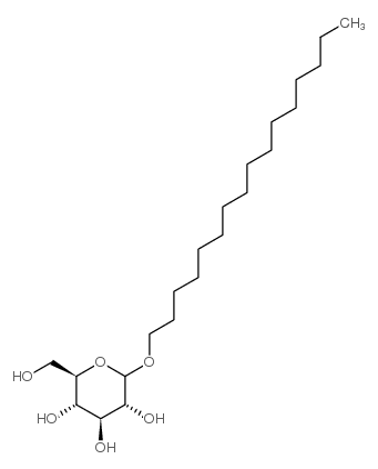 十六烷基-D-葡萄糖苷结构式
