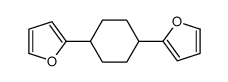 2-[4-(furan-2-yl)cyclohexyl]furan结构式