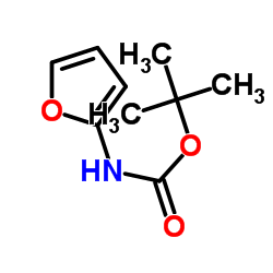 2-(Boc-氨基)呋喃结构式