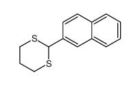 2-naphthalen-2-yl-1,3-dithiane结构式