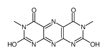 3,7-dimethyl-1,9-dihydropyrimido[5,4-g]pteridine-2,4,6,8-tetrone Structure