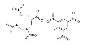 2-methyl-1,3,5-trinitrobenzene,1,3,5,7-tetranitro-1,3,5,7-tetrazocane Structure
