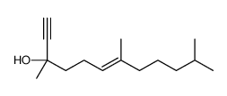 3,7,11-Trimethyl-6-dodecen-1-yn-3-ol Structure