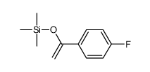 1-(4-fluorophenyl)ethenoxy-trimethylsilane结构式