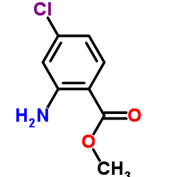 Methyl 2-amino-4-chlorobenzoate Structure