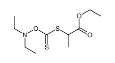 ethyl 2-(diethylaminooxycarbothioylsulfanyl)propanoate结构式
