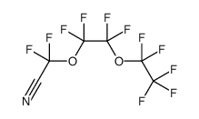 2,2-difluoro-2-[1,1,2,2-tetrafluoro-2-(1,1,2,2,2-pentafluoroethoxy)ethoxy]acetonitrile Structure