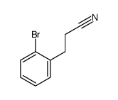 BENZENEPROPANENITRILE, 2-BROMO- Structure