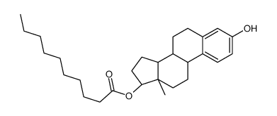 estradiol-17 beta-decanoate Structure
