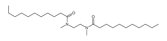 N-methyl-N-[2-[methyl(undecanoyl)amino]ethyl]undecanamide Structure