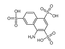 4-aminonaphthalene-1,3,6-trisulfonic acid结构式