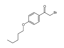 2-bromo-1-(4-pentoxyphenyl)ethanone结构式