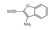 3-Amino-1-benzofuran-2-carbonitrile Structure