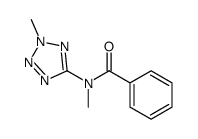 N-methyl-N-(2-methyltetrazol-5-yl)benzamide Structure