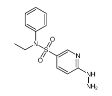 N-ethyl-6-hydrazino-N-phenylpyridine-3-sulfonamide结构式
