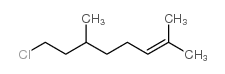 8-CHLORO-2,6-DIMETHYL-2-OCTENE结构式