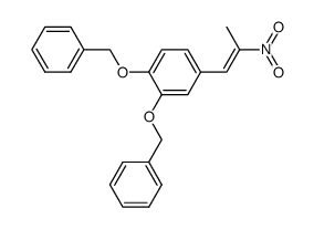 1-(3,4-DIBENZYLOXYPHENYL)-2-NITROPROPENE Structure