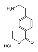 Ethyl 4-(2-aminoethyl)benzoate hydrochloride structure
