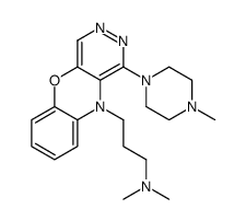 N,N-Dimethyl-1-(4-methyl-1-piperazinyl)-7-nitro-10H-pyridazino[4,5-b][1,4]benzoxazine-10-propan-1-amine Structure