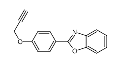 2-(4-prop-2-ynoxyphenyl)-1,3-benzoxazole结构式