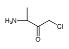 (3S)-3-amino-1-chlorobutan-2-one结构式