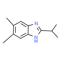 1H-Benzimidazole,5,6-dimethyl-2-(1-methylethyl)-(9CI) Structure