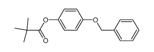 p-pivaloyloxyphenyl benzyl ether Structure