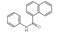 N-phenylnaphthalene-1-carboxamide结构式