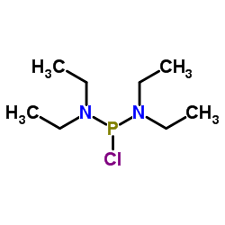 Bis(diethylamino)chlorophosphine Structure