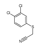 2-(3,4-dichlorophenyl)sulfanylacetonitrile结构式