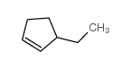 3-乙基-1-环戊烯结构式